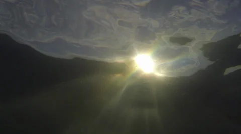 Underwater sunlight rays Video stock 26624232