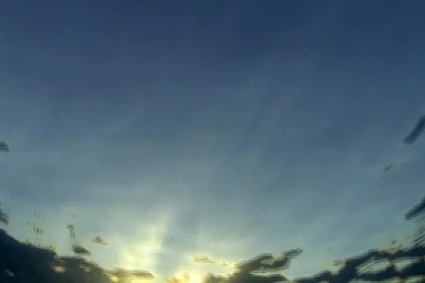 Underwater Sunset Stock Footage 344479