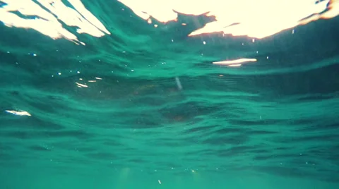 Underwater Sunset Stock Footage 52710258