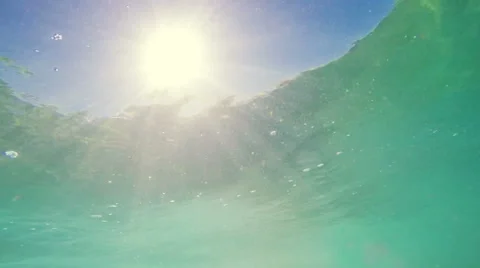 Underwater Surf Stock Footage 52717400