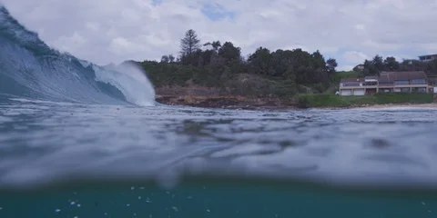Underwater Surf Slow Motion Stock Footage 112778597