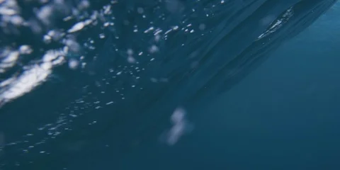 Underwater Surf Slow Motion Stock Footage 115464003