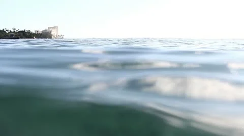 Underwater surface Stock Footage 8998713