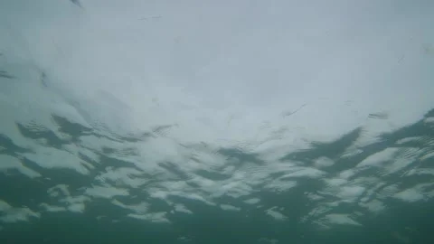 Underwater surface waves Stock Footage 231941812