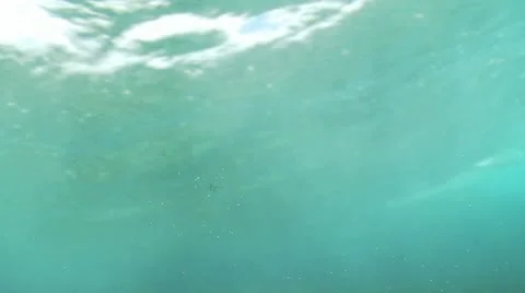 Underwater surfboard Stock Footage 8989814