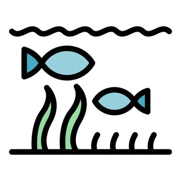Underwater travel icon vector flat イラスト素材