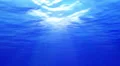 Underwater Tropical LM02 Loop Sun Rays and Bubbles Animation HD Footage