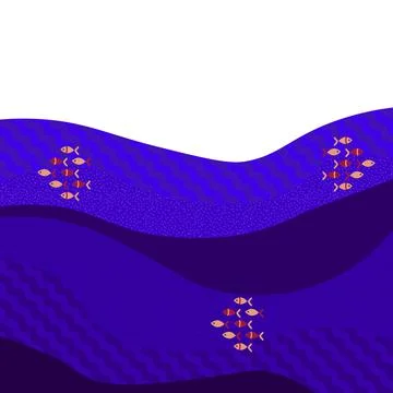 Underwater vector illustration Stock Illustration