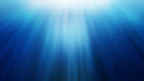 Underwater view of glittering rays in loop Stock Footage 101630043