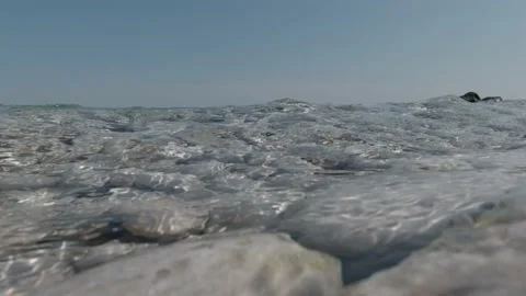 Underwater view of Lake Huron Stock Footage 143214474