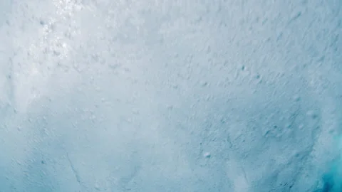 Underwater view of the ocean wave breaki... | Stock Video | Pond5