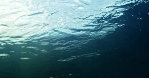 Underwater View of Ocean Wave Stock Footage 71328092