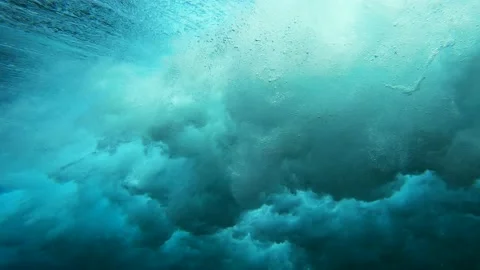 Underwater view of ocean wave Stock Footage 239885938