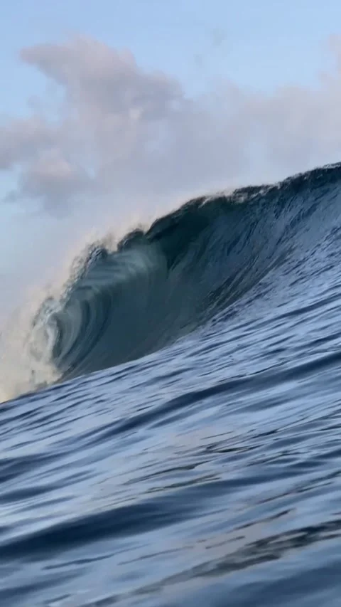 Underwater view of ocean wave Stock Footage 293755010