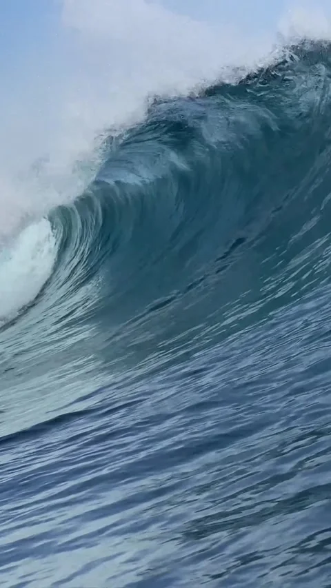 Underwater view of ocean wave Stock Footage 293755027