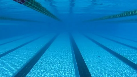 Underwater view in pool Stock Footage 82057007