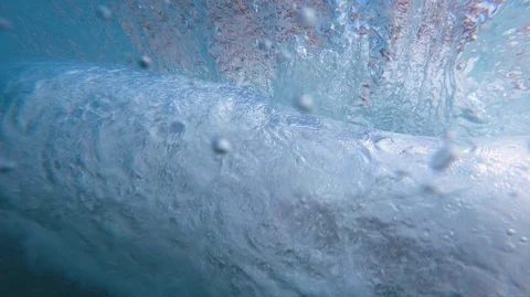 Underwater View Of Wave Hydrodynamics 스톡 동영상 120674565