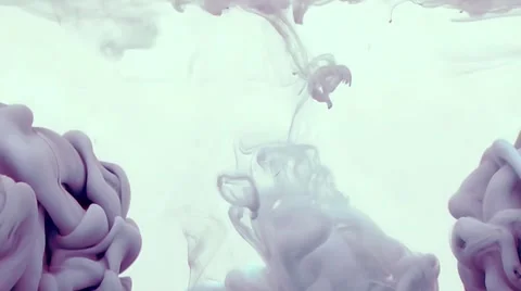 Underwater Violet Paint Smoke Stock Footage 68032918
