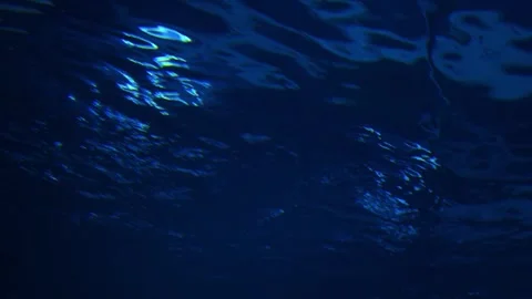 Underwater Water Texture. Abstract Blue Ocean Background. 4K Stock Footage 341973801