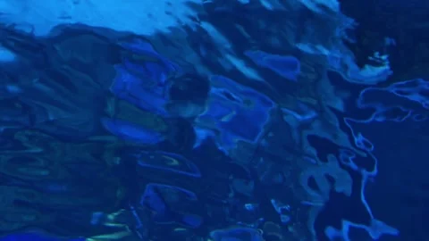 Underwater Water Texture with Sunlight Reflections. 4K Stock Footage 342588760