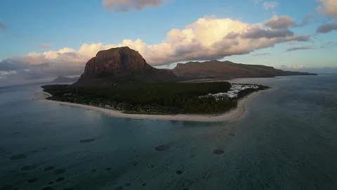 Underwater Waterfall with LagoonFlight Stock Footage 293202968