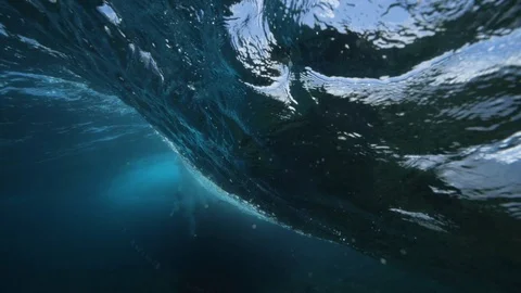 Underwater Wave Surf Slowmotion Stock Footage 120647242