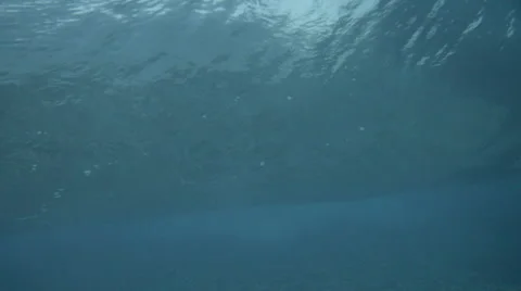 Underwater wave with surfer Stock Footage 68070759