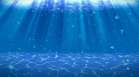 Underwater world and sunrays Stock Footage 687315