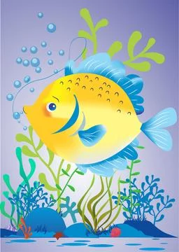 Underwater world, Stock Illustration