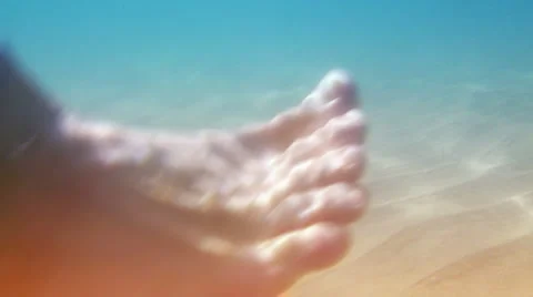 UnderwaterFootsteps Stock Footage 949146