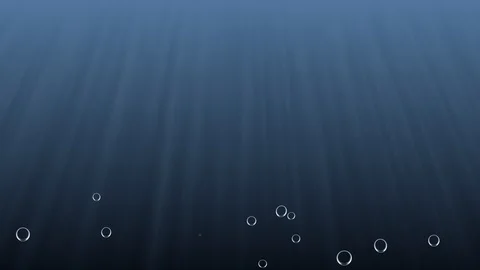 Underwather light rays with bubbles. Video stock 120939741