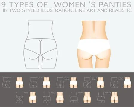 Underwear vector set Stock Illustration