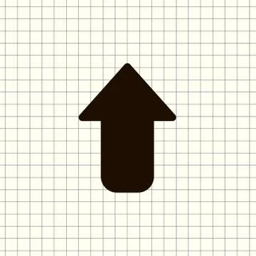 Undo Arrow Icon, Motion icon. Back arrow icon. Arrow button. Stock Illustration