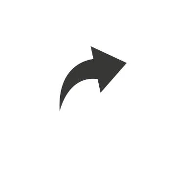 Undo Arrow Icon, Redo Arrow Icon. Direction arrow sign. Arrow button. Stock Illustration