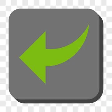 Undo Rounded Square Button Stock Illustration