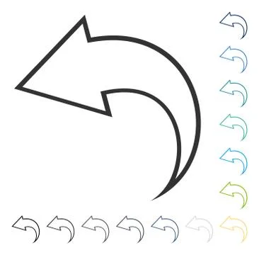 Undo Vector Icon Stock Illustration