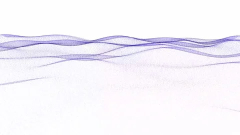 Undulating movements in a blue particle network Stock-Footage 236371325