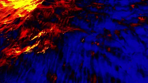 Undulating surface of sea infrared Video stock 165736244