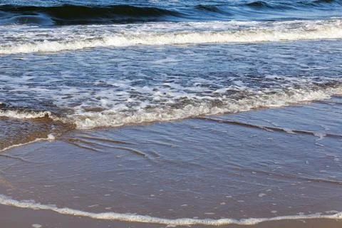 The undulating surface of the sea Stock Photos