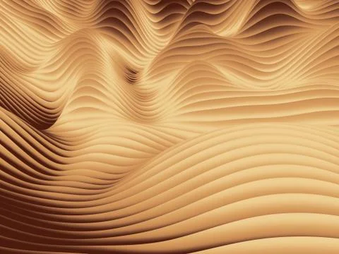 Undulating Wave Design Pattern Stock Illustration