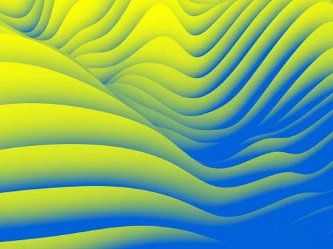 Undulating Wave Design Pattern イラスト素材