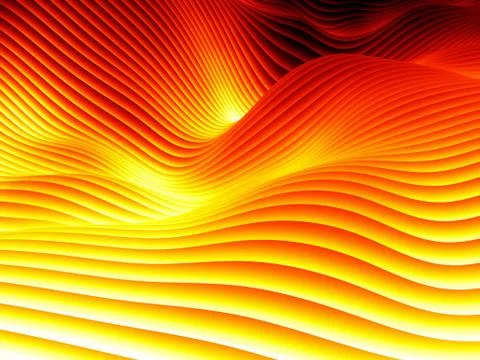 Undulating Wave Design Pattern 库存插图