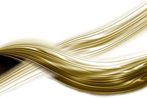 Undulation golden background Stock Illustration