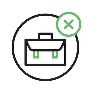 Unemployed icon vector image. Stock Illustration