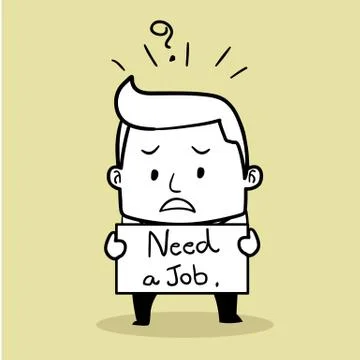 Unemployed Stock Illustration