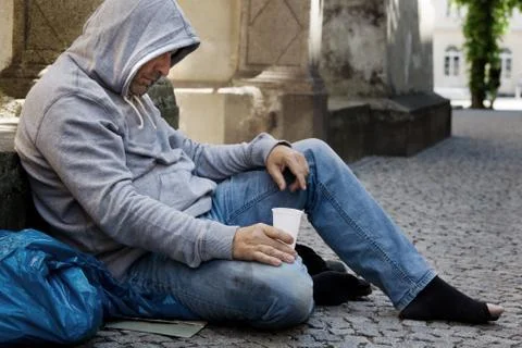 Unemployed looking for work Stock Photos