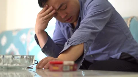 Unemployed men at home Stock Footage 150487952