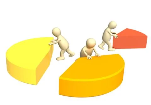 Unequal division Stock Illustration