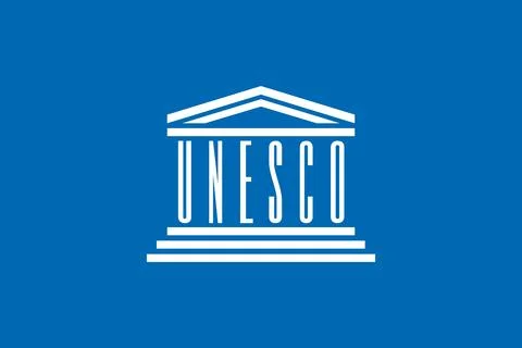 UNESCO vector flag Stock Illustration