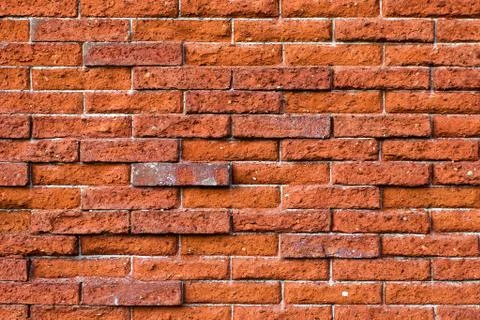 Uneven brick wall Stock Photos